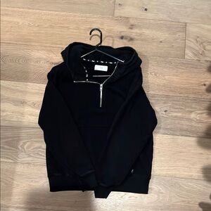 Black Half-Zip Womens Sweater